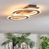 Lidor Deckenleuchte LED Schwarz, 1-flammig
