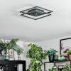 Manor Deckenleuchte LED Schwarz, 1-flammig, Fernbedienung