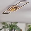 Manor Deckenleuchte LED Schwarz, 1-flammig, Fernbedienung