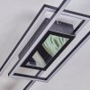 Manor Deckenleuchte LED Schwarz, 1-flammig, Fernbedienung