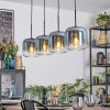 Lauden Hängeleuchte Glas 20 cm Blau, Klar, 4-flammig