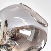 Ripoll Deckenleuchte Glas 15 cm Gold, Schwarz, 10-flammig