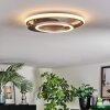 Lynor Deckenleuchte LED Anthrazit, Schwarz, 1-flammig