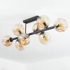 Ripoll Deckenleuchte Glas 15 cm Bernsteinfarben, 8-flammig