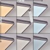 Salmi Deckenpanel LED Grau, Silber, 1-flammig, Fernbedienung