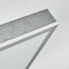 Salmi Deckenpanel LED Grau, Silber, 1-flammig, Fernbedienung