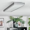 Salmi Deckenpanel LED Grau, Silber, 1-flammig