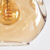 Ripoll Hängeleuchte Glas 20 cm, 25 cm Bernsteinfarben, Rauchfarben, 8-flammig