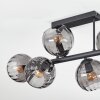 Koyoto Deckenleuchte Glas 15 cm Rauchfarben, 6-flammig