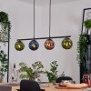 Gastor Pendelleuchte Glas 15 cm Blau, Grün, Kupferfarben, 4-flammig