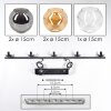 Ripoll Pendelleuchte Glas 15 cm Bernsteinfarben, Klar, Rauchfarben, 5-flammig