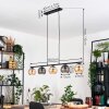 Koyoto Pendelleuchte Glas 15 cm Bernsteinfarben, Rauchfarben, 5-flammig