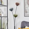 Gastor Stehleuchte Glas 15 cm Blau, Grün, Klar, Kupferfarben, 3-flammig