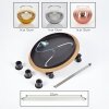 Koyoto Deckenleuchte Glas 15cm Braun, Holzoptik, Schwarz, 3-flammig