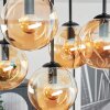 Gastor Deckenleuchte Glas 15 cm Bernsteinfarben, 5-flammig