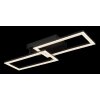 Globo Sapena Deckenleuchte LED Schwarz, 1-flammig