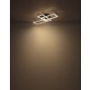 Globo Sapena Deckenleuchte LED Schwarz, 1-flammig