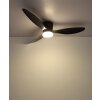 Globo Armando Deckenventilator LED Schwarz, 1-flammig, Fernbedienung