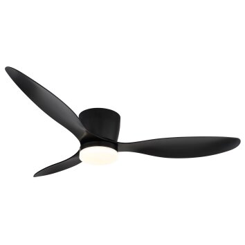 Globo Armando Deckenventilator LED Schwarz, 1-flammig, Fernbedienung