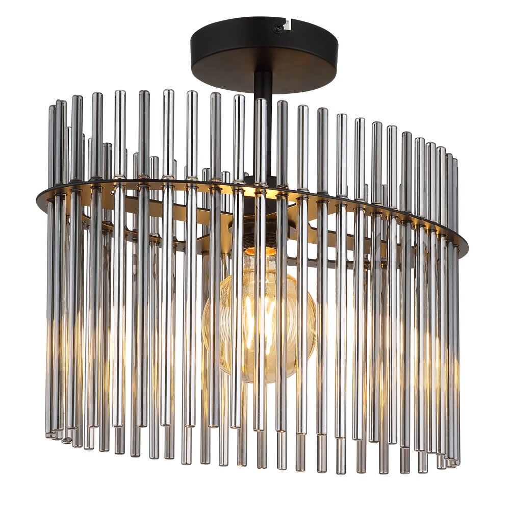 Globo Gorley Deckenleuchte Schwarz, 1-flammig main product photo