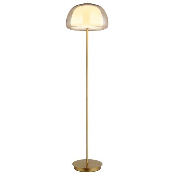 Globo Avila Stehleuchte LED Gold, 1-flammig, Fernbedienung