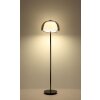 Globo Avila Stehleuchte LED Chrom, Schwarz, 1-flammig, Fernbedienung