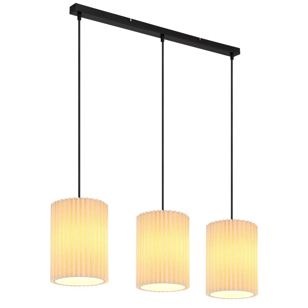 Globo Page Hängeleuchte Schwarz, 3-flammig main product photo
