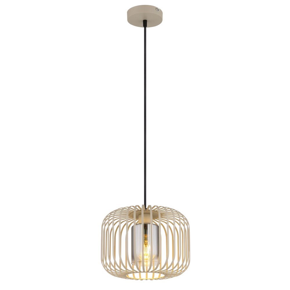 Globo Alfred Hängeleuchte Sandfarben, 1-flammig main product photo