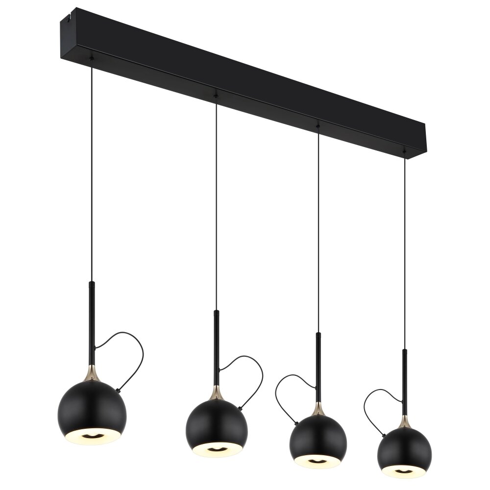 Globo Donovan Hängeleuchte LED Chrom, Schwarz, 1-flammig main product photo