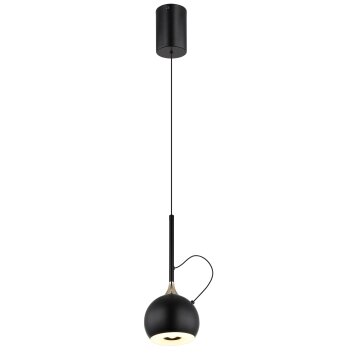 Globo Donovan Hängeleuchte LED Chrom, Schwarz, 1-flammig