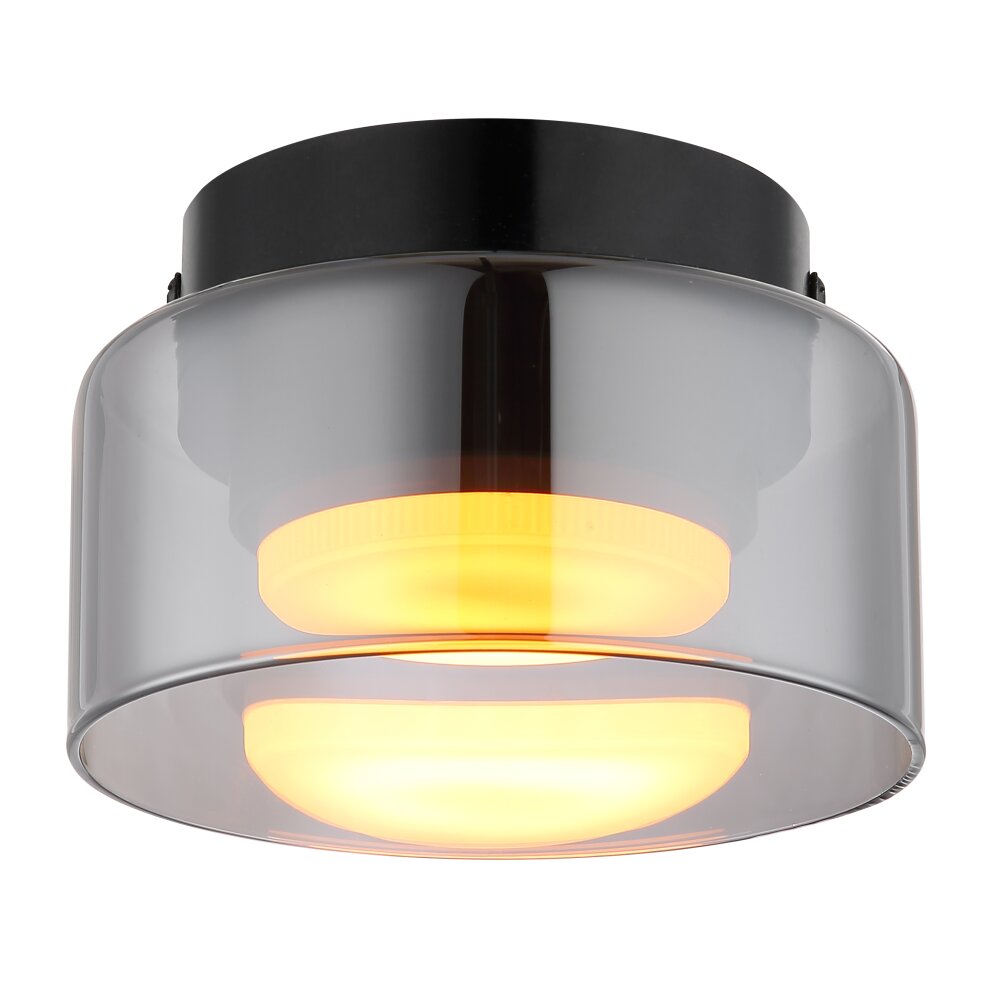 Globo Higgins Deckenleuchte Schwarz, 1-flammig main product photo