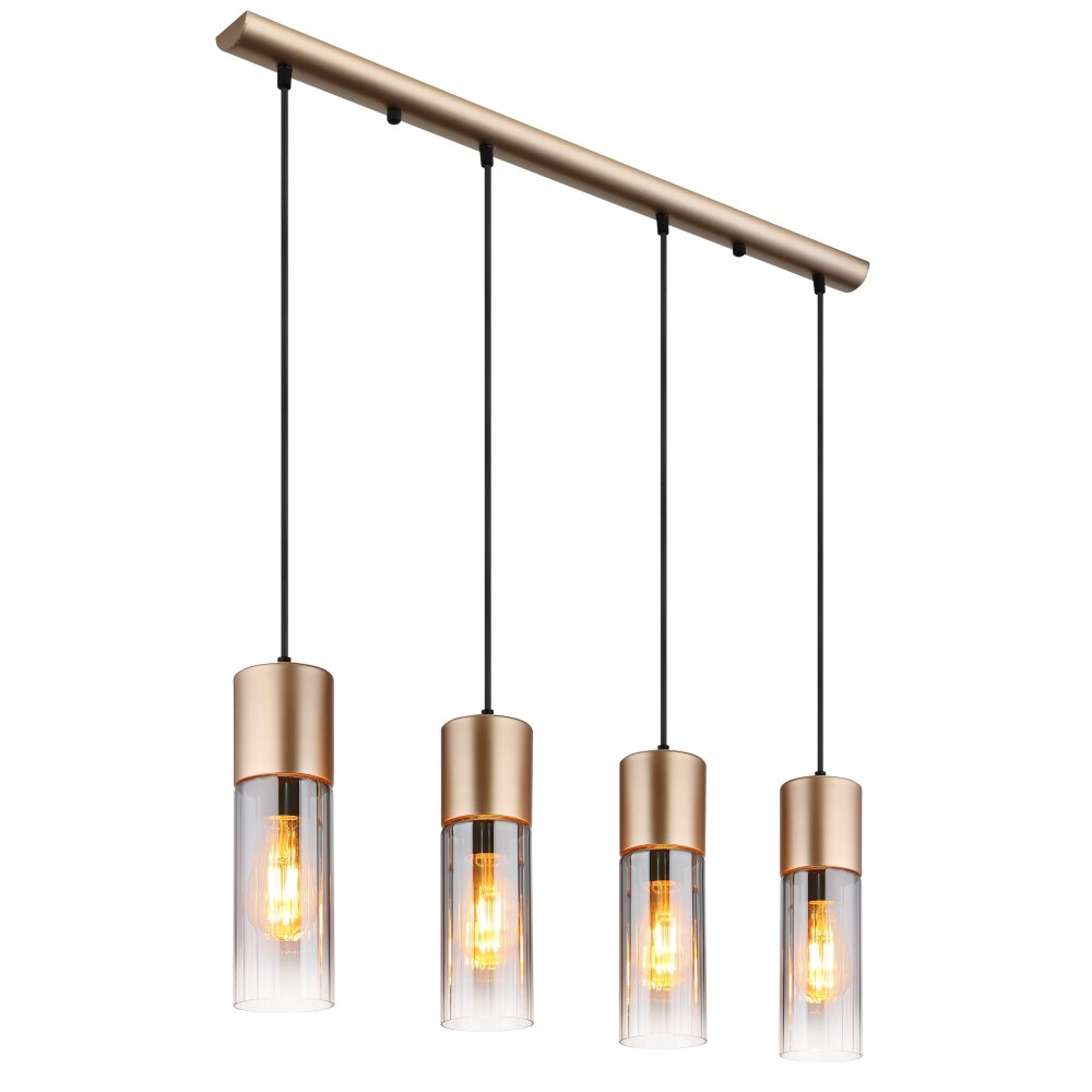 Globo Annika Hängeleuchte Braun, 4-flammig main product photo