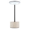 Globo Laurena Tischleuchte LED Chrom, Grau, Schwarz, 1-flammig