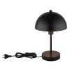 Pilz Look Globo Atoma Tischleuchte Schwarz, 1-flammig