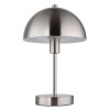 Pilzlampe Globo Atoma Tischleuchte Nickel-Matt, 1-flammig