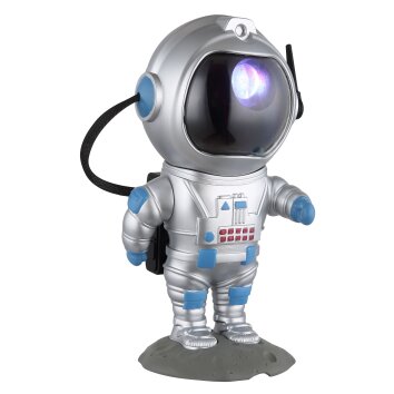 Astronautenlampe Globo Cosmo Tischleuchte LED Blau, Grau, Silber, 1-flammig