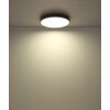 Globo Doro Deckenleuchte LED Grau, Silber, 1-flammig, Fernbedienung