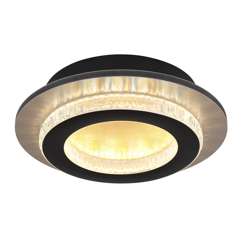 Globo Jayden Deckenleuchte LED Gold, Schwarz, 1-flammig main product photo