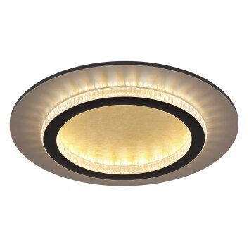 Globo Jayden Deckenleuchte LED Gold, Schwarz, 1-flammig