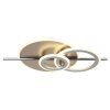 Globo Norris Deckenleuchte LED Champagner, Chrom, 1-flammig