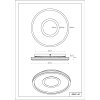 Globo Emory Deckenleuchte LED Schwarz, 1-flammig