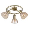 Globo Zachery Deckenleuchte Messing, 3-flammig