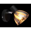 Globo Zachery Wandleuchte Schwarz, 1-flammig