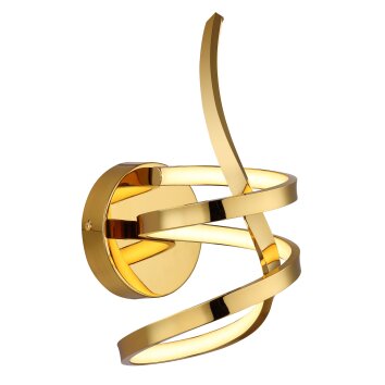 Globo Iduna Deckenleuchte LED Gold, 1-flammig