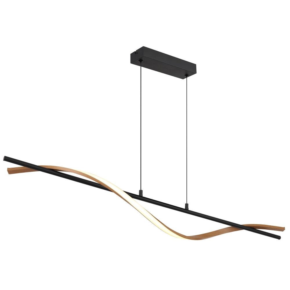 Globo Watkins Hängeleuchte LED Schwarz, 1-flammig main product photo