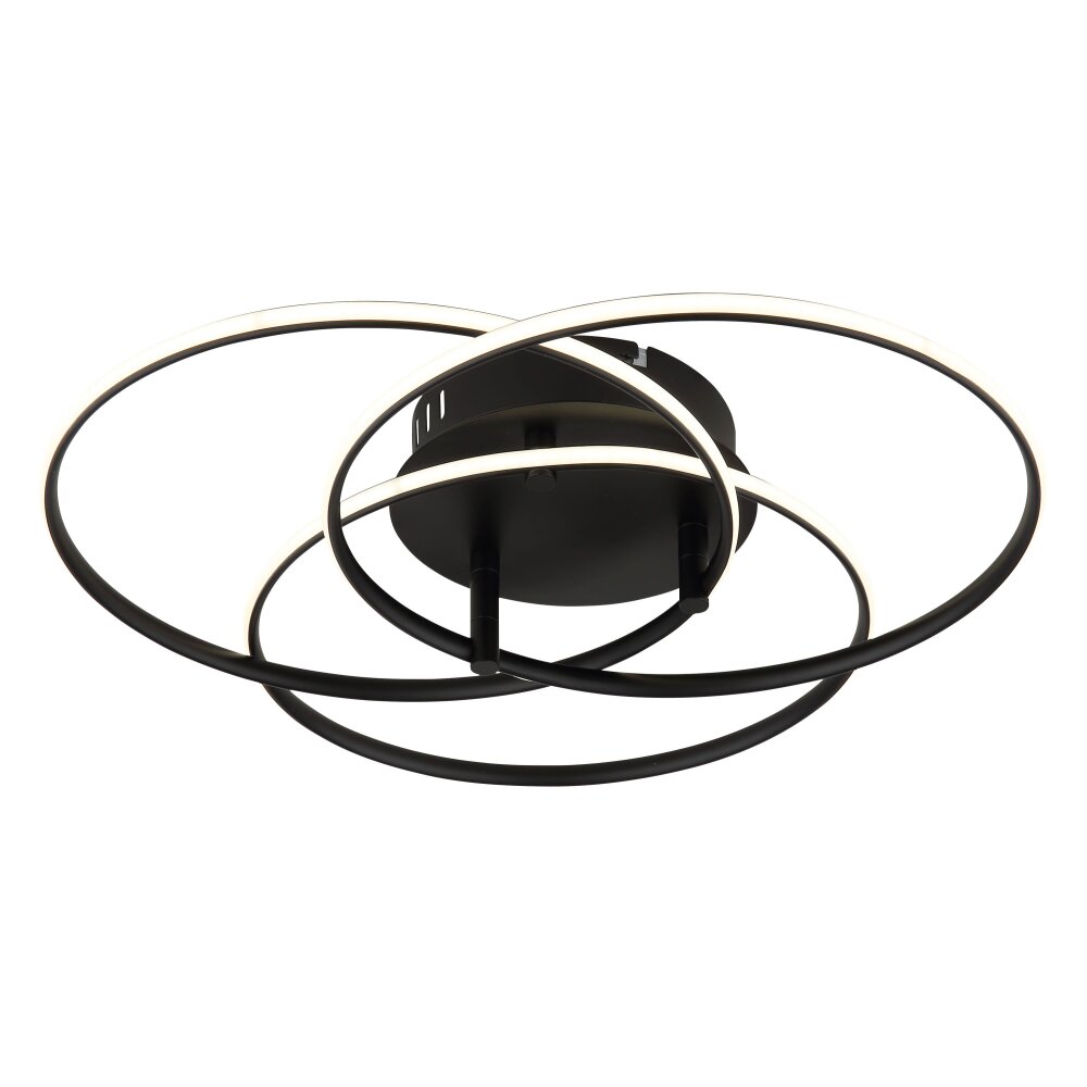 Globo Kombos Deckenleuchte LED Schwarz, 1-flammig main product photo