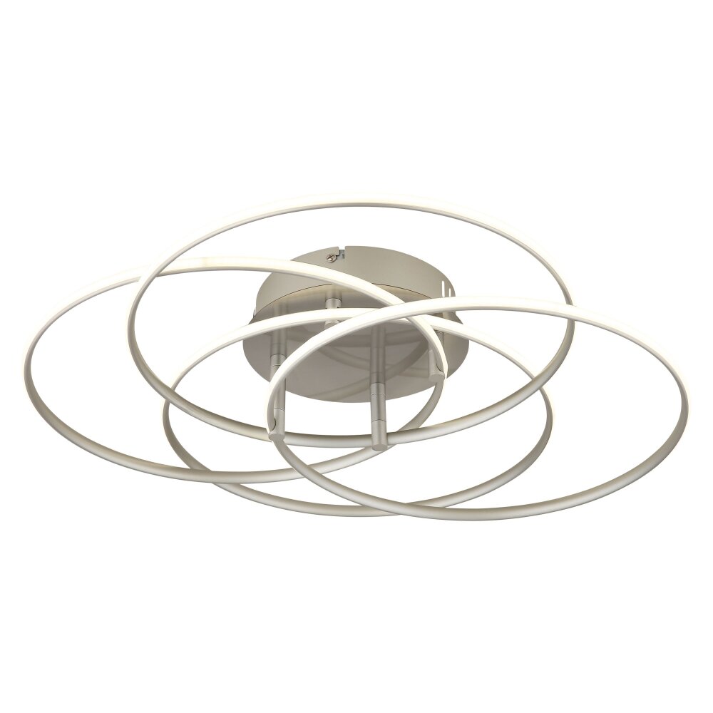 Globo Kombos Deckenleuchte LED Nickel-Matt, 1-flammig main product photo