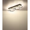 Globo Blevins Deckenleuchte LED Naturfarben, Schwarz, 1-flammig