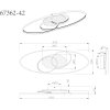 Globo Tisha Deckenleuchte LED Braun, Schwarz, 1-flammig