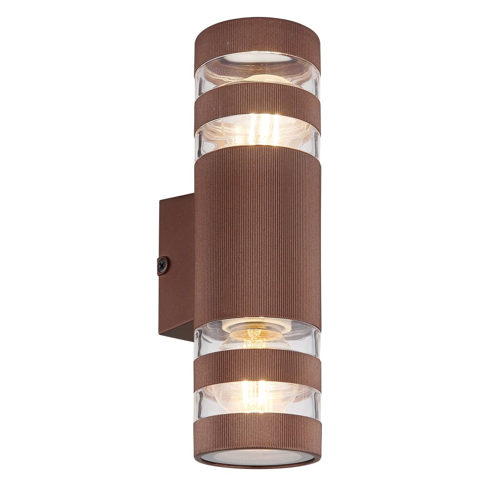 Globo Hayes Wandleuchte Bronze, 2-flammig main product photo